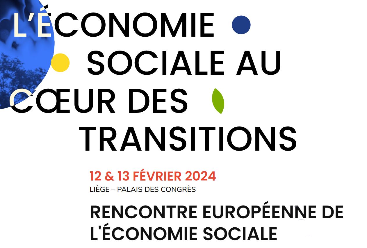 Affiche de l'événement Economie sociale au coeur des transitions